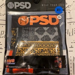 PSD Underwear Naruto Shippuden Men's Boxer Brief, size XL